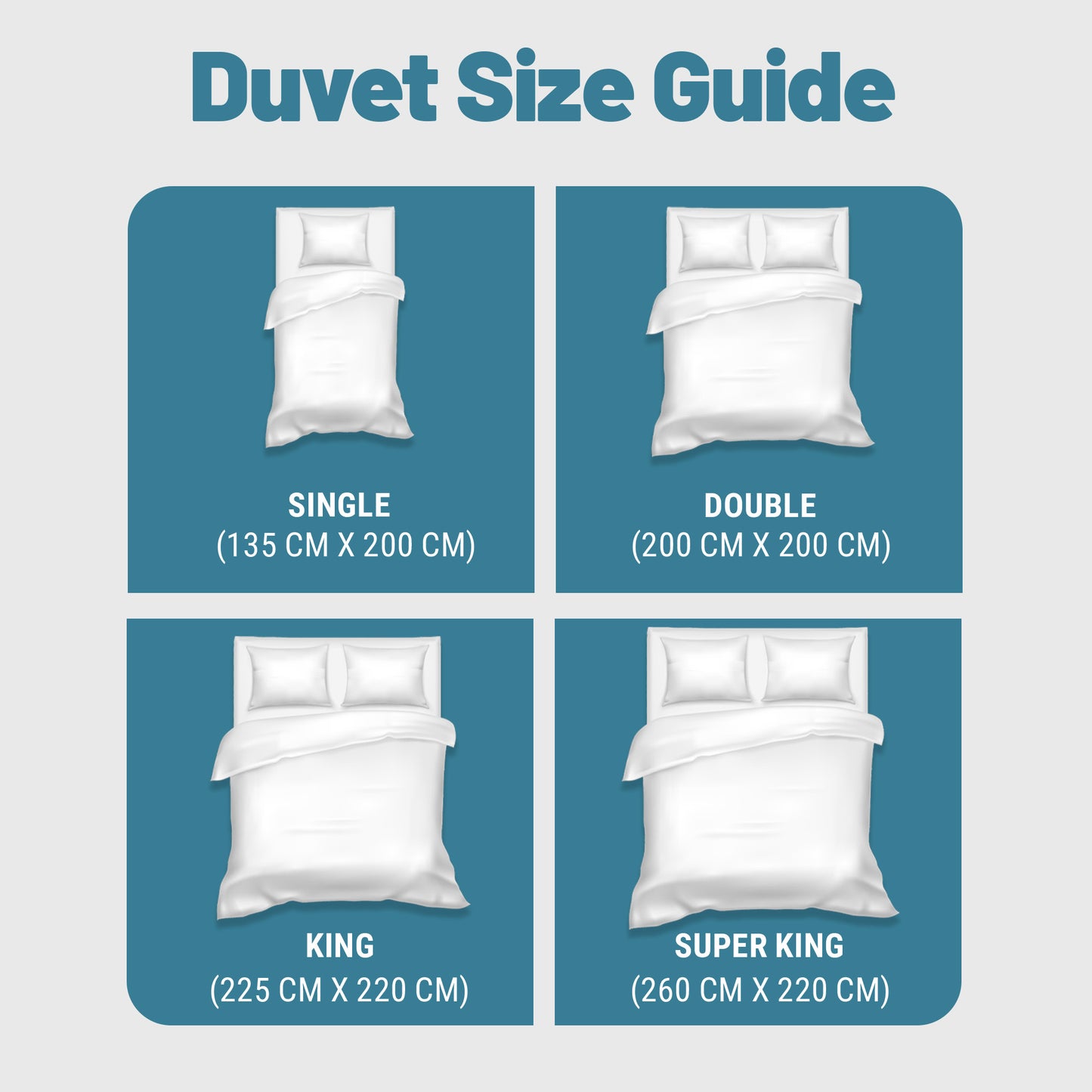 SleepyNights Non Allergenic Hollowfibre Polypropylene Quilt- Winter Warm 16.5 TOG