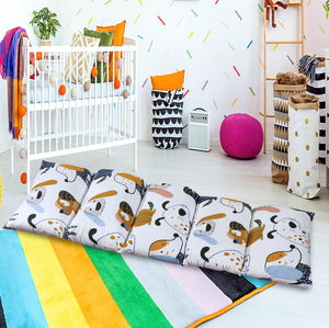 Play Floor Cushion Guest Kids Mattress Lounger Pillow Futon – Funky Dogs
