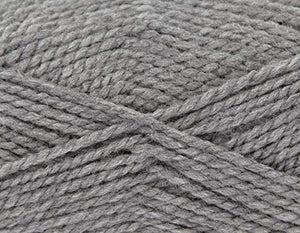 Chunky Knitting Yarn Wool Acrylic Pack of 2 ( 2 x 100g) - Grey