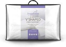 Load image into Gallery viewer, Snuggledown V-Shaped Pregnancy/Maternity/Nursing/Orthopaedic Support Pillow
