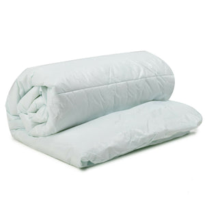 10.5 Tog Green Tint Duvet Quilt with 2 Bounce Pillows - Bundle