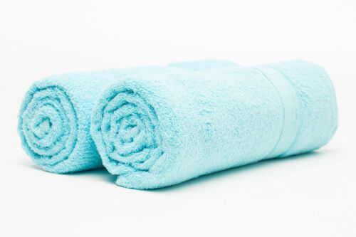 100% SOFT COTTON BATH SHEETS - Pair - Aqua