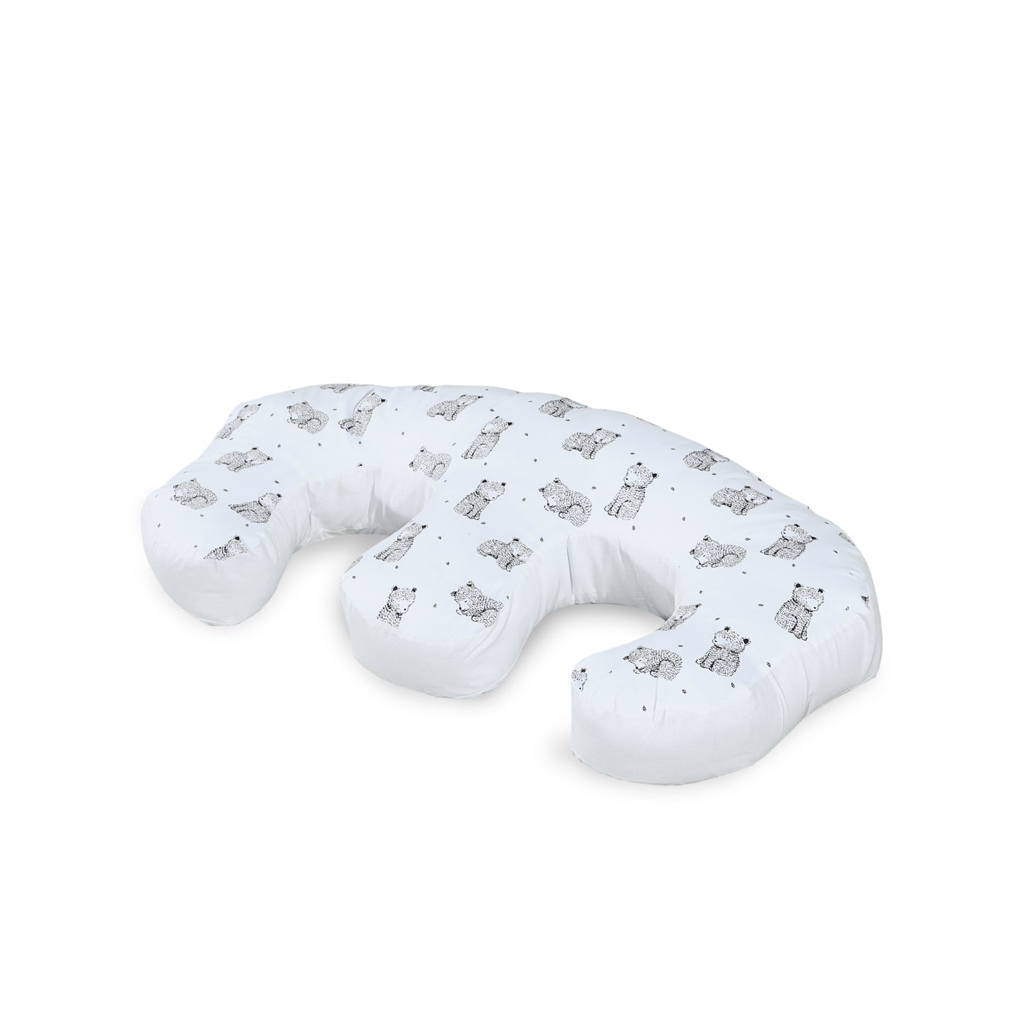 Twin Feeding Nursing Pillow Cushion For Complete Support: Sleepy Bear