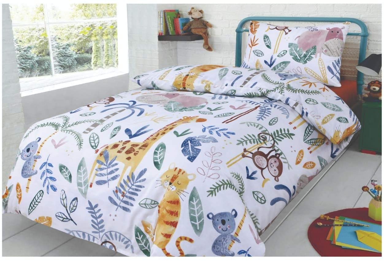 Cot Bed Duvet Cover Set – Jungle Jamboree