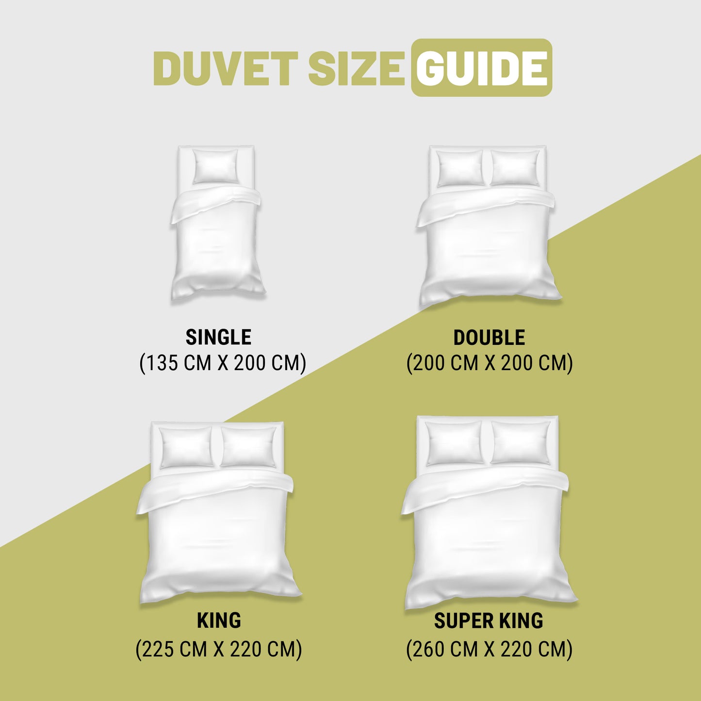 SleepyNights 10.5 Tog Premium Poly Cotton Duvet - All Year Quilt