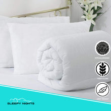 Load image into Gallery viewer, 4.5 Tog Poly Cotton Duvet Quilt with 2 Ultra Bounce Pillows
