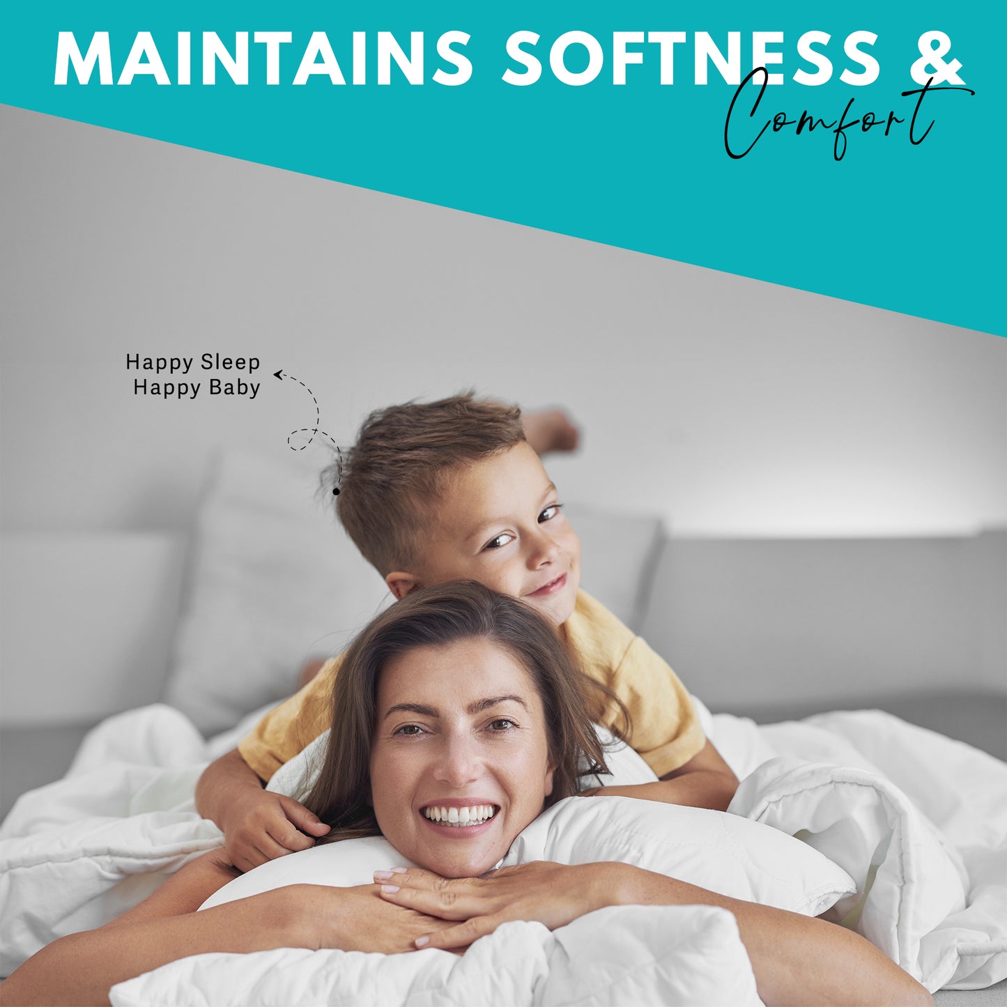 Quilted Mattress Protector With Polycotton Side Skirts
