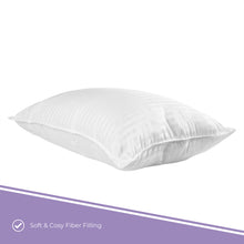 Load image into Gallery viewer, Satin Stripe Comfort Spring Back Bounce Pillows
