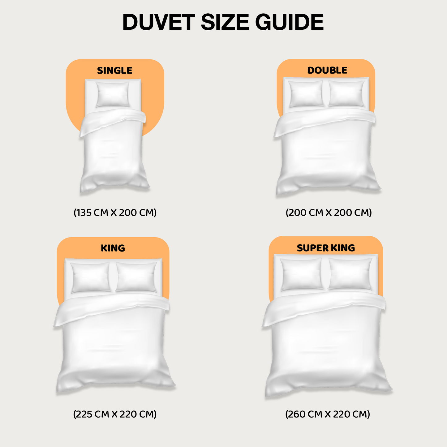 Ultimate Premium Poly Cotton Anti Allergy Duvet - Winter Warm 15 TOG