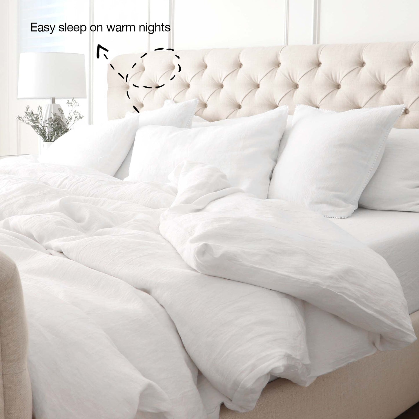 SleepyNights Fresh Anti Allergy Polycotton Hollowfibre Essentials Value Single Double King Superking Size Duvet 18 Tog