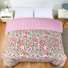 Load image into Gallery viewer, Quilted 4.5 Tog Reversible Coverless Printed Duvet Quilt - Meadow
