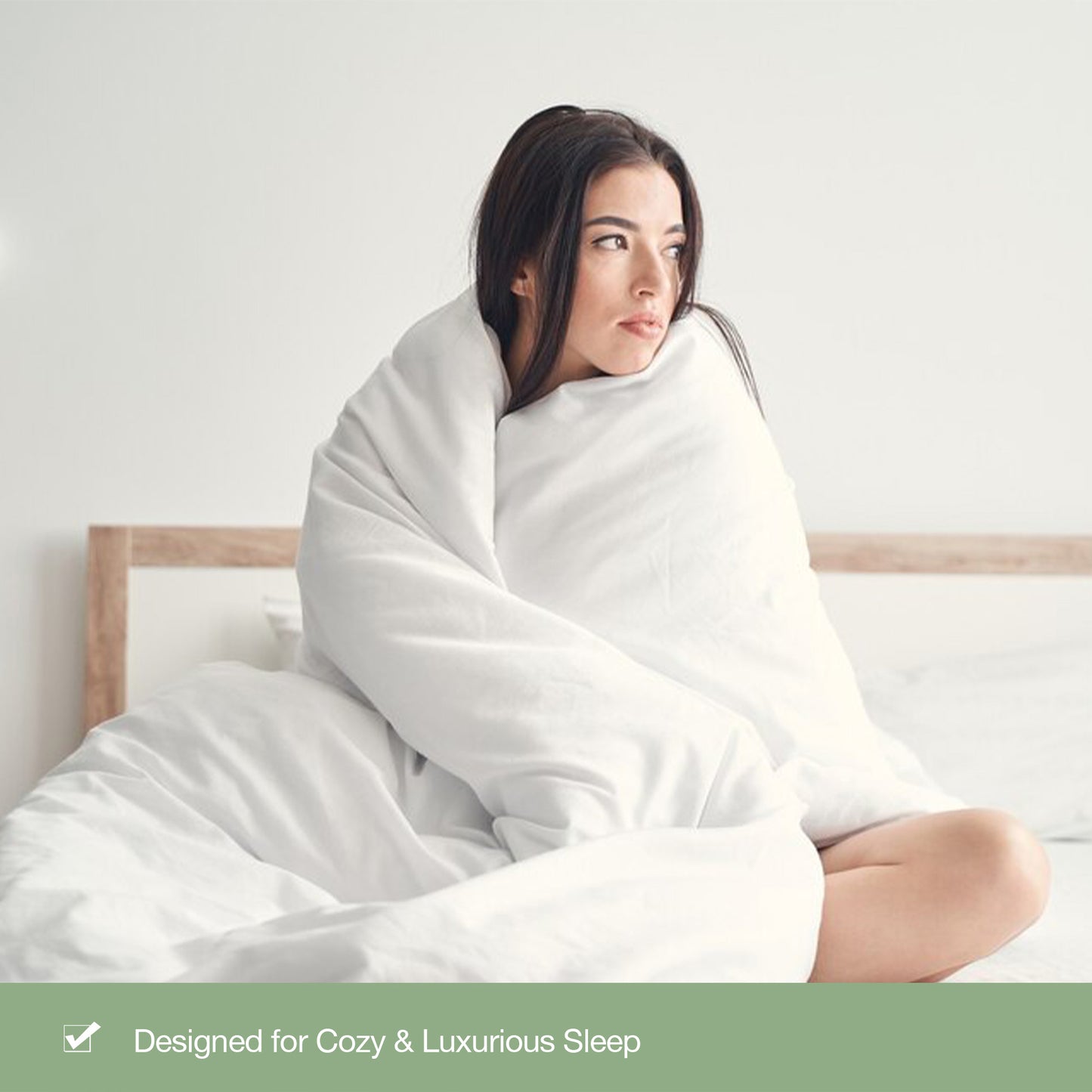 SleepyNights 1 Tog Premium Poly Cotton Duvet - Extra Light Quilt