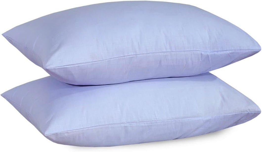 Cotton Pillowcases Pillow Cover Pair - Sky Blue