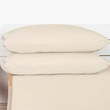 Load image into Gallery viewer, Cotton Pillowcases Pillow Cover Pair - Cream
