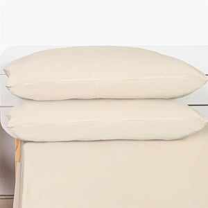 Cotton Pillowcases Pillow Cover Pair - Cream