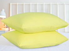 Load image into Gallery viewer, Cotton Pillowcases Pillow Cover Pair - Lemon
