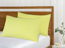 Load image into Gallery viewer, Cotton Pillowcases Pillow Cover Pair - Lemon
