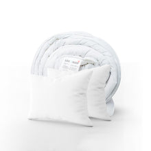 Load image into Gallery viewer, 4.5 Tog Poly Cotton Duvet Quilt with 2 Ultra Bounce Pillows
