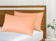 Load image into Gallery viewer, Cotton Pillowcases Pillow Cover Pair - Peach
