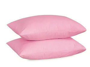 Cotton Pillowcases Pillow Cover Pair - Pink