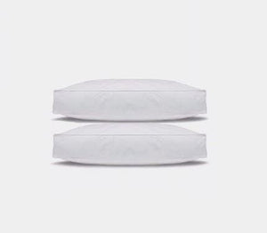 Box Shape, Square Edge, Super Bounce Back Pillows - Pack of 2