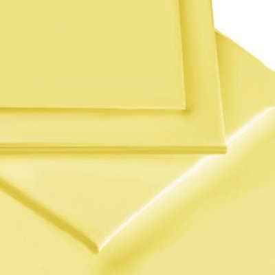 Egyptian Cotton Flat Sheet : Lemon