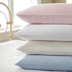 Thermal Flannelette Sheet Sets - Fitted Flat & Pillowcases : Cream