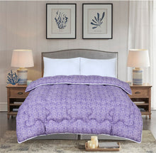Load image into Gallery viewer, Soft Touch Coverless Microfibre Ultimate Comfort Duvet Quilt 10.5 Tog - Purple Damask
