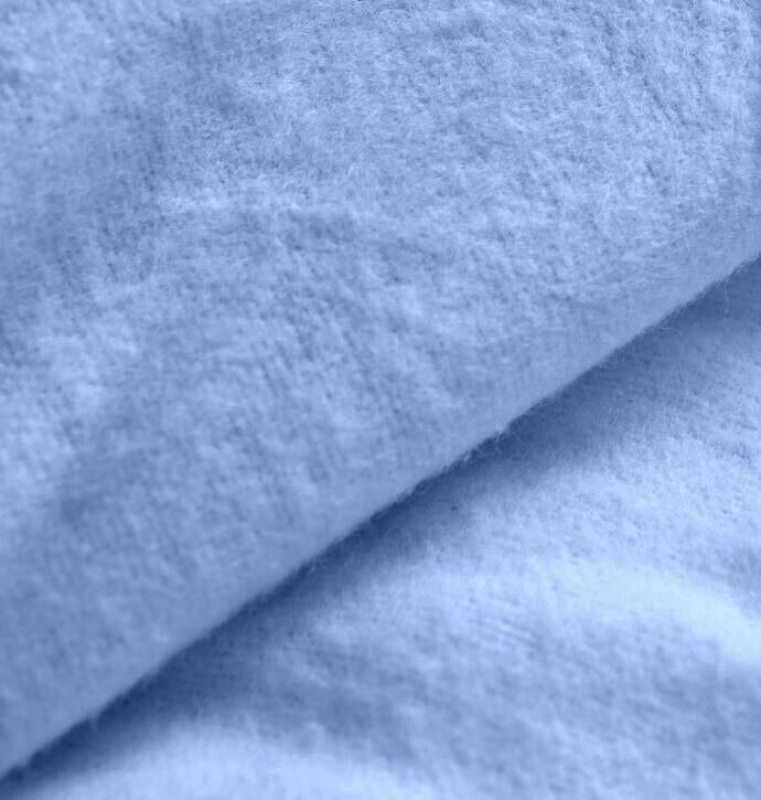 Soft Thermal 100% Cotton Flannelette Duvet Cover - Sky Blue