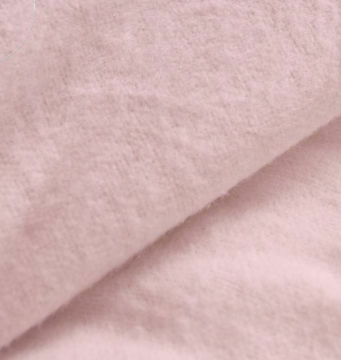 100% Cotton Thermal Flannelette Fitted Sheet : Pink