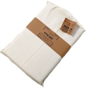 Organic Natural Cotton Eco Fitted Sheet