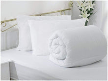 Load image into Gallery viewer, 4.5 Tog Poly Cotton Duvet Quilt with 2 Ultra Bounce Pillows
