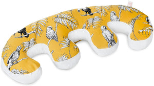 Triplet Baby Feeding/ Maternity Support Pillows - Exotic Birds