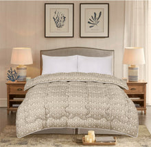 Load image into Gallery viewer, Soft Touch Coverless Microfibre Ultimate Comfort Duvet Quilt 10.5 Tog - Beige Damask
