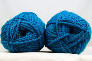 Chunky Knitting Yarn Wool Acrylic Pack of 2 ( 2 x 100g) - Blue Heaven