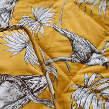 Load image into Gallery viewer, 7.5 Tog Kids Coverless Printed Washable Quilt with Pillow Set (120 x 150 cm) - Exotic Birds
