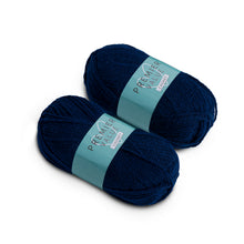 Load image into Gallery viewer, Premier Value Chunky - Yarn Knitting Wool Pack of 2 Acrylic (2x100g) - Navy
