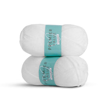 Load image into Gallery viewer, Premier Value Chunky - Yarn Knitting Wool Pack of 2 Acrylic (2x100g) - White
