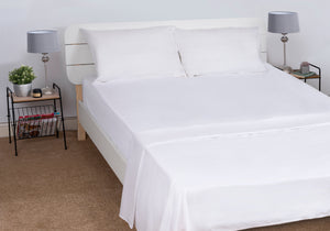 Egyptian Cotton Fitted Sheet Hotel Quality : Extra Deep White