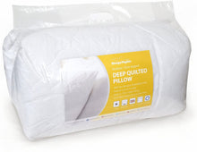 Load image into Gallery viewer, Extra Deep Quilted Pillows (Firm Deluxe w/ Hollow-fibre Filling)
