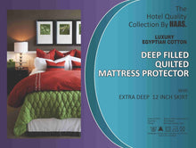 Load image into Gallery viewer, 100% Egyptian Cotton Mattress protector Extra Deep - All sizes
