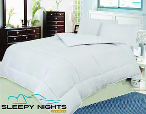 Hotel Quality 5* Egyptian Cotton Percale Premium Duvet - 4.5 Tog Summer Quilt