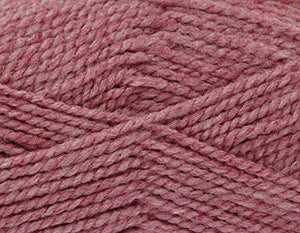 Chunky Knitting Yarn Wool Acrylic Pack of 2 ( 2 x 100g) - Dusty Pink