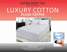 Load image into Gallery viewer, Hotel Quality Extra Deep fill Luxury PLUSH mattress topper/protector
