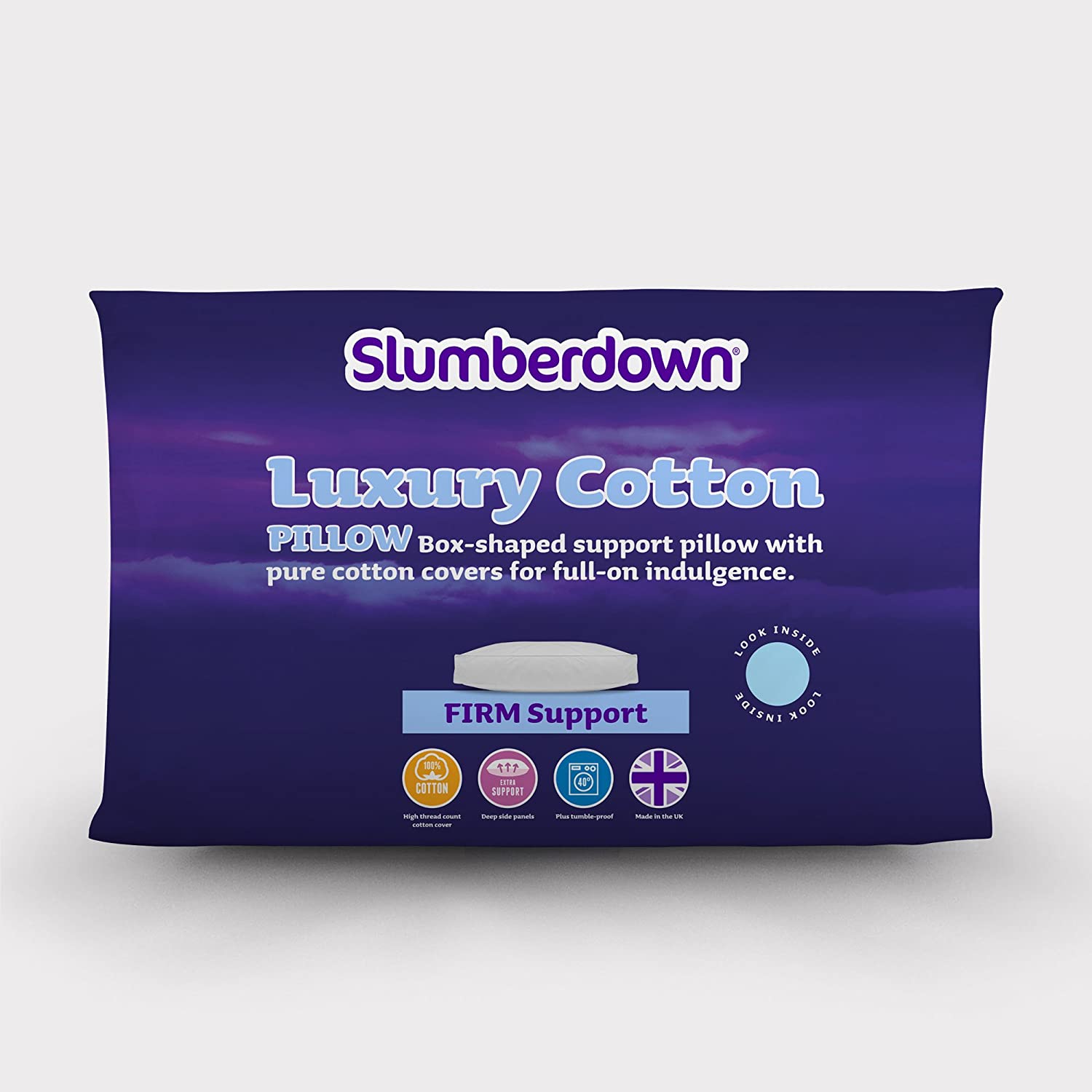 Snuggledown wash and dry me duck hot sale down pillow