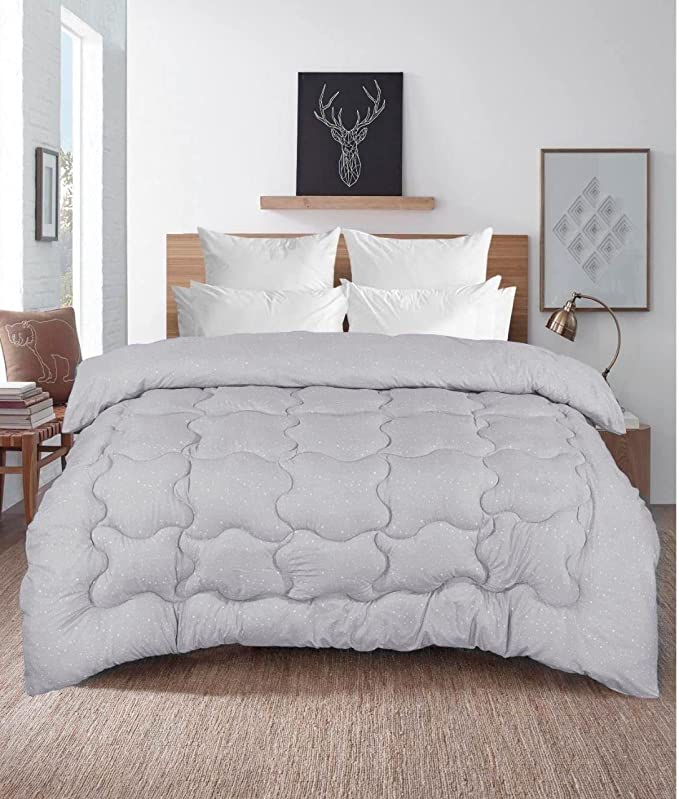 Soft Touch Coverless Microfibre Ultimate Comfort Duvet Quilt 10.5 Tog – Starry Grey