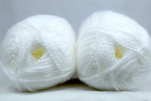 Load image into Gallery viewer, Chunky Knitting Yarn Wool Acrylic Pack of 2 ( 2 x 100g) - White
