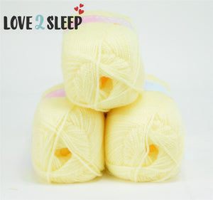 Premier Value Baby Double Knit Yarn Wool Acrylic Pack of 3 ( 3 x 100g) - Lemon