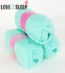 Premier Value Baby Double Knit Yarn Wool Acrylic Pack of 3 ( 3 x 100g) - Mint