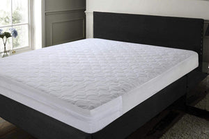 Zipped Quilted Mattress Cover Encasement Protector